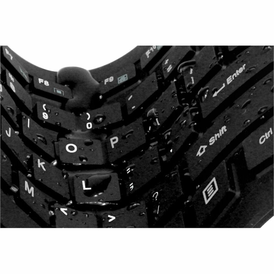 Adesso SlimTouch 232 Antimicrobial Waterproof Flex Keyboard - Flexible, Portable, Multimedia Hotkeys - Store 42