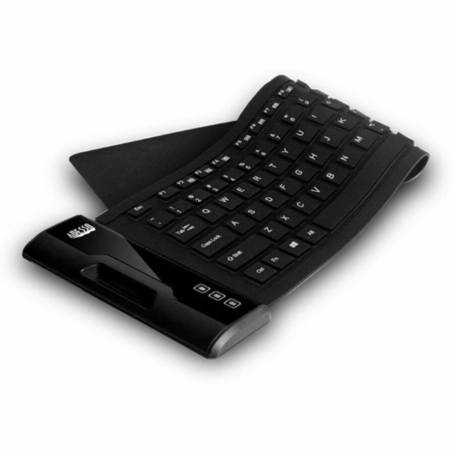 Adesso SlimTouch 232 Antimicrobial Waterproof Flex Keyboard - Flexible, Portable, Multimedia Hotkeys - Store 42