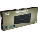 Adesso SlimTouch 510 Mini Keyboard with 2 - Port USB Hub - Compact 78 - Key Design for Efficient Typing - Store 42