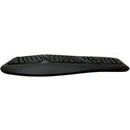Adesso Tru-Form 150 Ergonomic Keyboard with 3-Color Backlight, Split Key Design, and Integrated Palm Rest