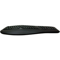 Adesso Tru-Form 150 Ergonomic Keyboard with 3-Color Backlight, Split Key Design, and Integrated Palm Rest