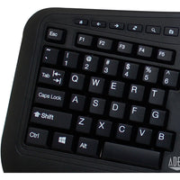 Adesso Tru - Form 1500 Wireless Ergonomic Keyboard & Mouse - 2.4GHz RF, DPI Switch, Multimedia Hotkeys - Store 42