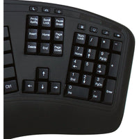 Adesso Tru - Form 1500 Wireless Ergonomic Keyboard & Mouse - 2.4GHz RF, DPI Switch, Multimedia Hotkeys - Store 42