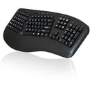 Adesso Tru - Form 1500 Wireless Ergonomic Keyboard & Mouse - 2.4GHz RF, DPI Switch, Multimedia Hotkeys - Store 42