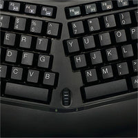 Adesso Tru Form 2.4GHz Wireless Ergonomic Keyboard & Mouse Set with Integrated Palm Rest - Store 42