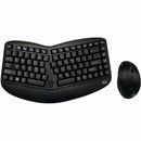 Adesso Tru Form 2.4GHz Wireless Ergonomic Keyboard & Mouse Set with Integrated Palm Rest - Store 42