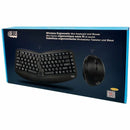 Adesso Tru Form 2.4GHz Wireless Ergonomic Keyboard & Mouse Set with Integrated Palm Rest - Store 42