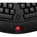 Adesso Tru - Form 3150 Wireless Ergonomic Trackball Keyboard with Built - In Scroll Wheel, Palm Rest - Store 42