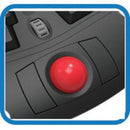 Adesso Tru - Form 3150 Wireless Ergonomic Trackball Keyboard with Built - In Scroll Wheel, Palm Rest - Store 42