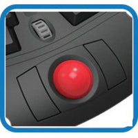 Adesso Tru - Form 3150 Wireless Ergonomic Trackball Keyboard with Built - In Scroll Wheel, Palm Rest - Store 42