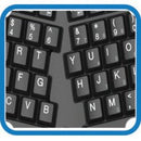 Adesso Tru - Form 3150 Wireless Ergonomic Trackball Keyboard with Built - In Scroll Wheel, Palm Rest - Store 42