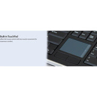 Adesso Wireless SlimTouch 104 - Key Touchpad Keyboard with Multimedia Hotkeys - Elegant Black Design - Store 42