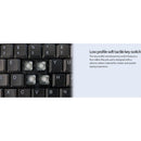 Adesso Wireless SlimTouch 104 - Key Touchpad Keyboard with Multimedia Hotkeys - Elegant Black Design - Store 42