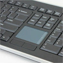Adesso Wireless SlimTouch 104 - Key Touchpad Keyboard with Multimedia Hotkeys - Elegant Black Design - Store 42