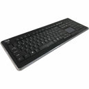 Adesso Wireless SlimTouch 104 - Key Touchpad Keyboard with Multimedia Hotkeys - Elegant Black Design - Store 42