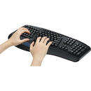 Adesso WKB - 4500UB Wireless 3D Ergonomic Touchpad Keyboard with Split Key Design & Hotkeys - Store 42
