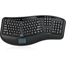 Adesso WKB - 4500UB Wireless 3D Ergonomic Touchpad Keyboard with Split Key Design & Hotkeys - Store 42
