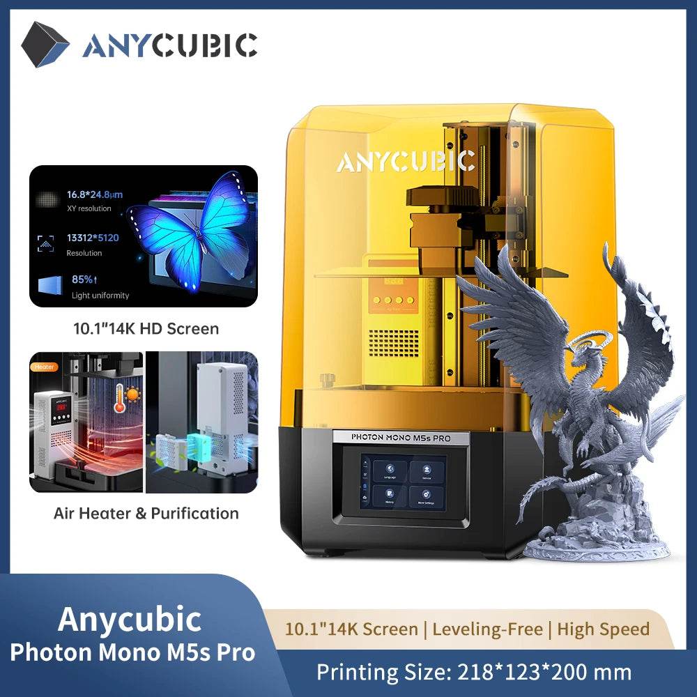 Anycubic Photon Mono 2 Pro | 14K DLP Resin 3D Printer for Ultra-Detailed Models Photon Mono M5s Pro United States