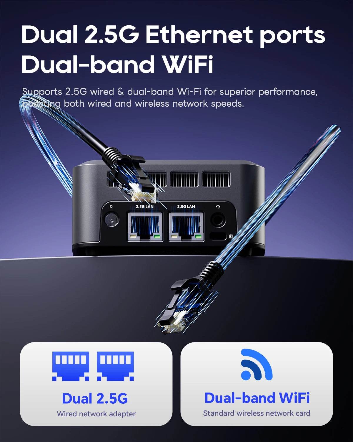 AOOSTAR N1 Pro Mini PC - Intel N150, 12GB RAM, 256/512GB M.2 SSD, Compact Design