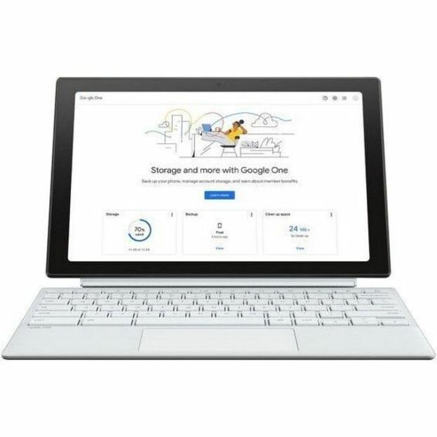 ASUS Chromebook CM30 Detachable 10.5" 2-in-1 Laptop/Tablet, 4GB RAM, 64GB Storage, Fog Silver