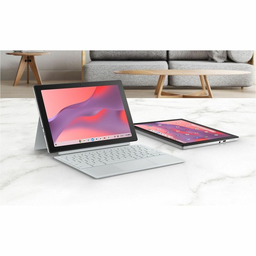 ASUS Chromebook CM30 Detachable 10.5" 2-in-1 Laptop/Tablet, 4GB RAM, 64GB Storage, Fog Silver