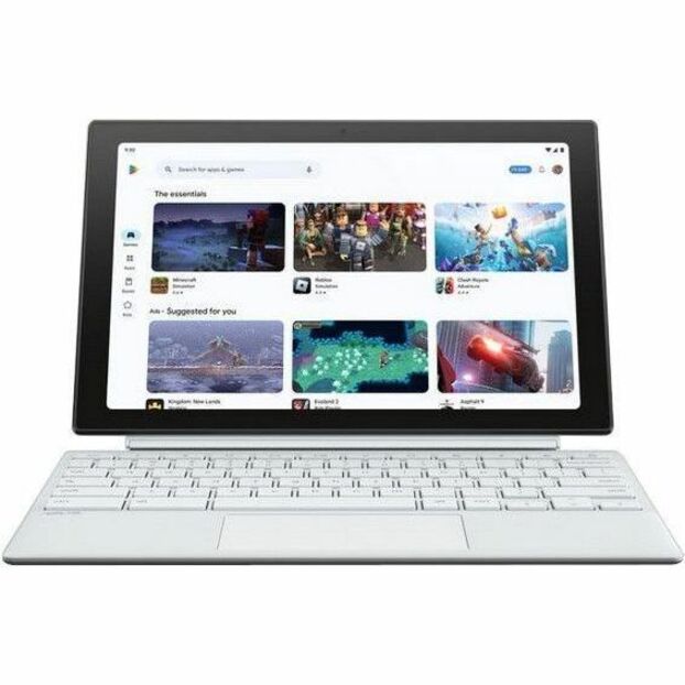 ASUS Chromebook CM30 Detachable 10.5" 2-in-1 Laptop/Tablet, 4GB RAM, 64GB Storage, Fog Silver