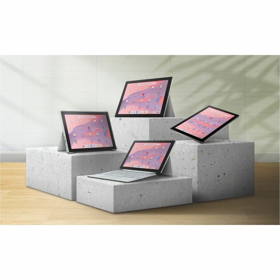 ASUS Chromebook CM30 Detachable 10.5" 2-in-1 Laptop/Tablet, 4GB RAM, 64GB Storage, Fog Silver
