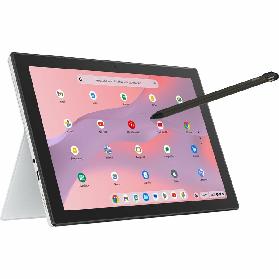 ASUS Chromebook CM30 Detachable 10.5" 2-in-1 Laptop/Tablet, 4GB RAM, 64GB Storage, Fog Silver