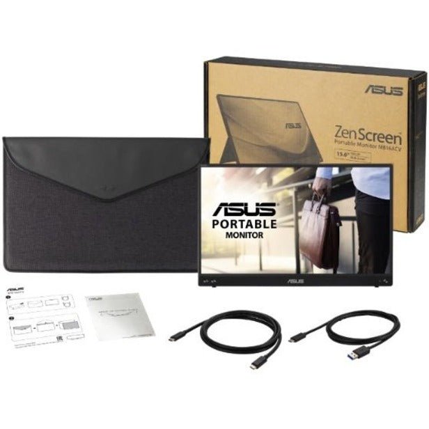 Asus ZenScreen MB16ACV 15.6" Portable Full HD IPS USB - C Monitor with Antibacterial Treatment - Store 42