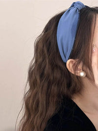 Trendy Knotted Polyester Wide Headband - Comfortable 2 Inch Width, Stylish & Versatile Accessory - Store 42