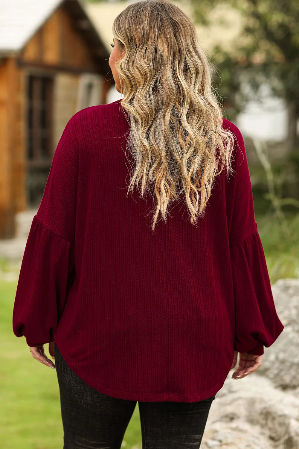 Plus Size Opaque Round Neck T-Shirt with Dropped Shoulders – Comfortable Fit & Stylish Design