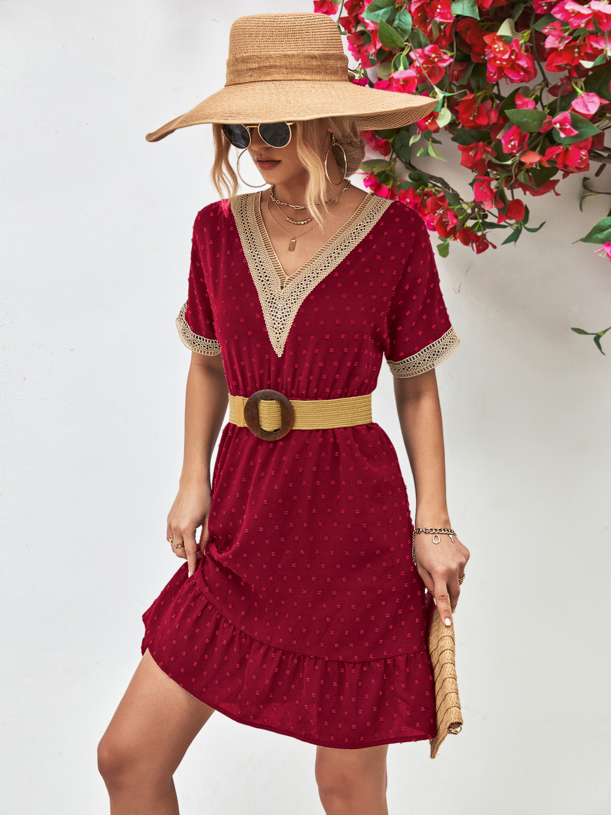 Burgundy / S