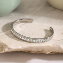 Elegant 18K Gold-Plated Stainless Steel Bracelet with Zircon Inlay - Timeless Fashion Accessory - Store 42