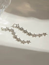 18K Gold-Plated Stainless Steel Cutout Star Earrings - Stylish, Durable, and Lightweight - Store 42
