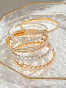 Elegant 18K Gold-Plated Stainless Steel Bracelet With Zircon Inlay – Unique Gift Idea - Store 42
