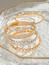 Elegant 18K Gold-Plated Stainless Steel Bracelet With Zircon Inlay – Unique Gift Idea - Store 42