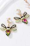 Handcrafted Natural Stone Bee Dangle Earrings in Alloy - Unique Nature-Inspired Jewelry - Store 42