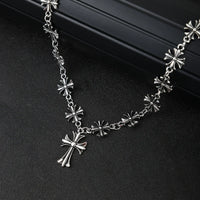 Cross Pendant Alloy Necklace