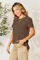 Basic Bae Full Size Round Neck Short Sleeve T-Shirt Plus Size