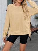 Round Neck Long Sleeve Sweatshirt
