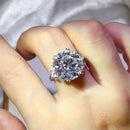 10 Carat Moissanite Ring in 925 Sterling Silver with Certificate and Warranty - Store 42