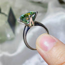 10 Carat Moissanite Engagement Ring in 925 Sterling Silver with Certificate & Matching Box - Store 42