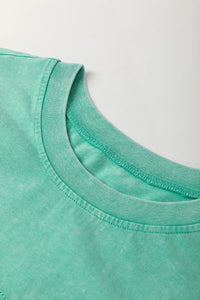 Round Neck Short Sleeve Tee Dress