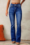 Cat Whisker Washed Bootcut Jeans Medium