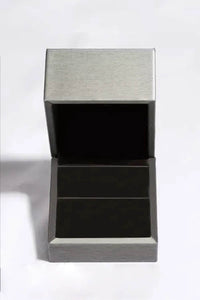 1 Carat Moissanite Ring in 925 Sterling Silver with Platinum-Plated Finish & Gift Box - Store 42