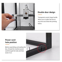 Bambu Lab A1 Mini Enclosure Kit - Clear Acrylic and PC Panel for 3D Printer Protection