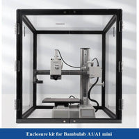 Bambu Lab A1 Mini Enclosure Kit - Clear Acrylic and PC Panel for 3D Printer Protection
