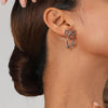 Elegant Stainless Steel Bow Earrings - 18K Gold-Plated & Platinum-Plated Finish - Store 42