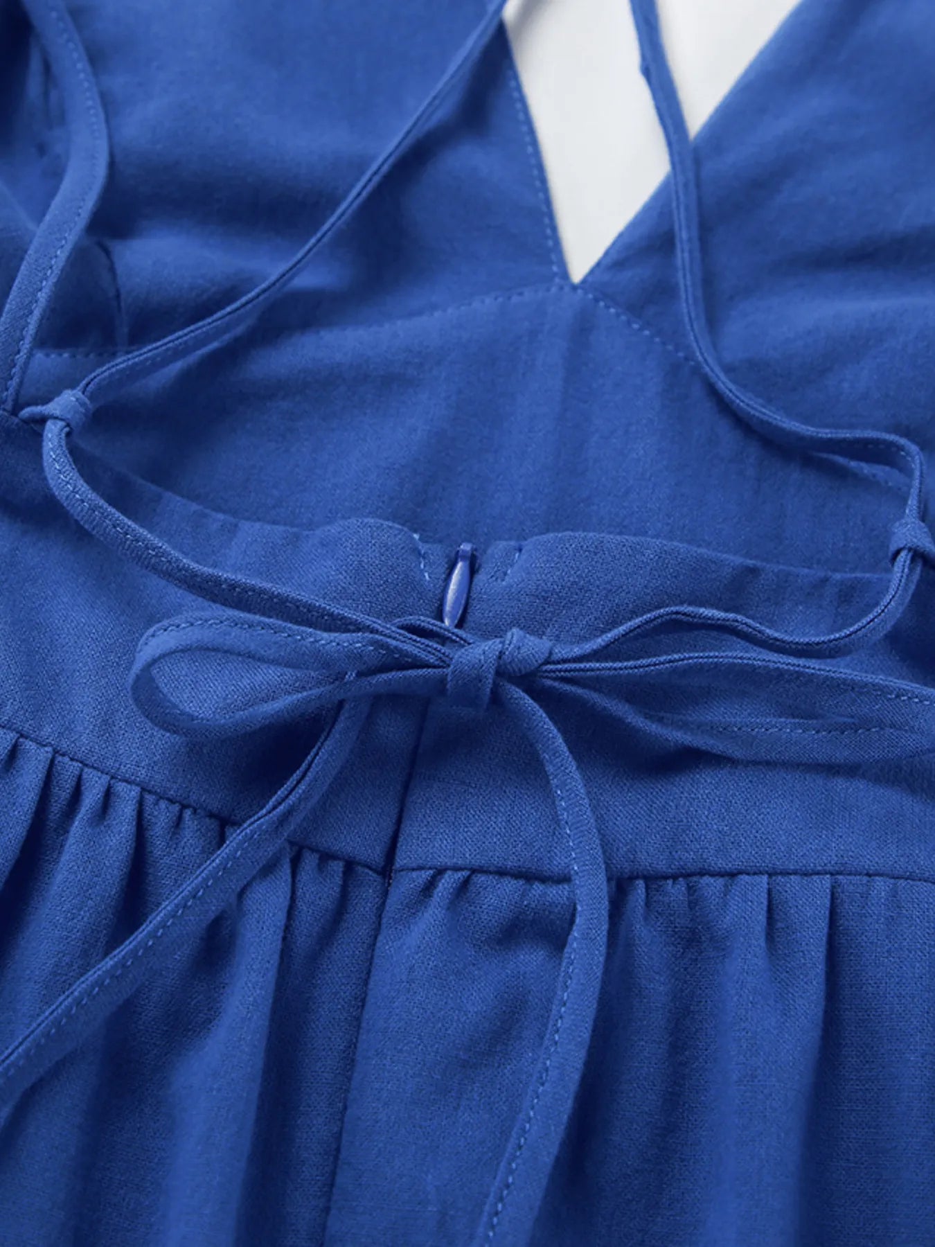 V-Neck Tiered Maxi Cami Dress