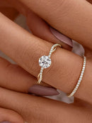 Elegant 925 Sterling Silver Ring with Inlaid Zircon – Luxury and Versatility for Every Occasion - Store 42